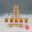 "XS" Größenlabel Pommes